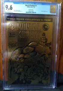 Mortal Kombat #1, Embossed Gold Foil Edition, Malibu Comics, 7/94, CGC 9.6 - Bild 1 von 8