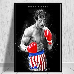 TOILE TABLEAUX  ROCKY BALBOA   50X70 CM - Imagen 1 de 4