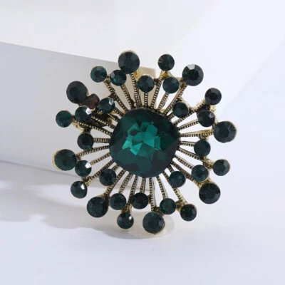 Broche de diente de león retro vintage elegante accesorio de disfraz estilo corte Foto 1 de 4