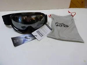 OutdoorMaster Blk /Blk Ski and Snowboard Goggles Outdoor Winter Sports Gear - Picture 1 of 7