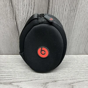 Beats by Dre Soft Case for SOLO HD Headphones Replacement Bag Black Zipper Pouch - Picture 1 of 8