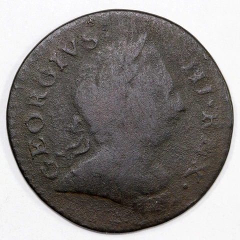 1774 V.3-74A Machins Mills Colonial Copper Coin Cover