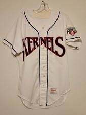 1995 Cedar Rapids Kernels Midwest Minor League Baseball Game Used Home Jersey #4