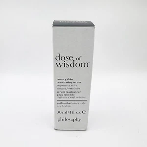 Philosophy Dose of Wisdom Bouncy Skin Reactivating Serum 1.0 oz - FREE SHIP - Picture 1 of 3
