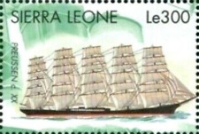 Sierra Leone #SG2916 MNH 1998 Classical World Sail Ships Preussen [2121f]