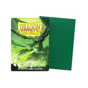 1 pack of 60 Dragon Shield Might Dual Matte Japanese Sized Card Sleeves - Picture 1 of 2