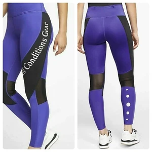Nike ACG TIGHTS All Conditions Gear Royal Blue Purple Yoga Gym Women M - Picture 1 of 9