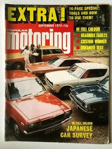 Popular Motoring Vintage Car Magazine September 1973 V12N12 8361 - Picture 1 of 2