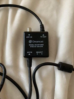 RF Switch 型号 HKT-8820 适用于世嘉 Dreamcast 黑色 — 第 1/4 张图片