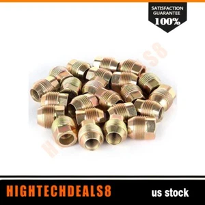 24 14x1.5mm 1.12" Tall Open End Lugs Nuts For Chevy K1500 Tahoe Silverado 1500 - Picture 1 of 6