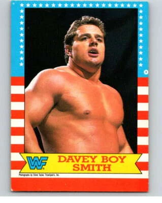 1987 O-Pee-Chee WWF #19 Davey Boy Smith  V69448 - Image 1 of 2
