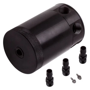 3-ports Oil Catch Can Tank réservoir de récupération d'huile 3/8" NPT - Afbeelding 1 van 10