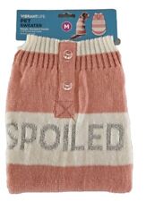 Vibrant Life "Spoiled" Pet Sweater Size M (20-50  lbs/17") New, Free Shipping!