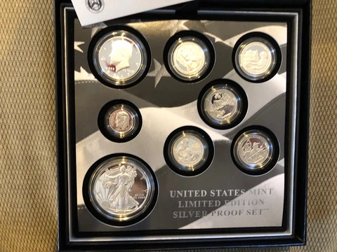 2017 Limited Edition Silver Proof Set (17RC) 1 oz Proof S Mint Silver Eagle OGP Cover