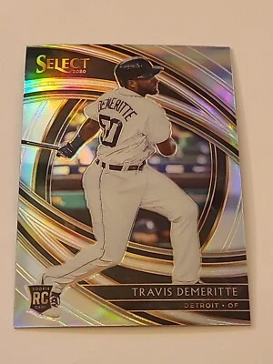 2020 Travis Demeritte Silver Prizm Rookie Rc SP Premier Variation Panini Select - Image 1 of 2