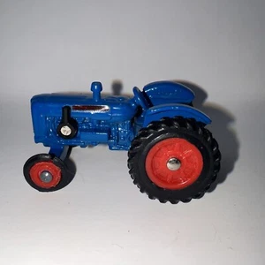 Vintage Ertl Fordson Farm Tractor Blue Diecast Metal Toy Broke Exhaust Pipe1:64 - Picture 1 of 7