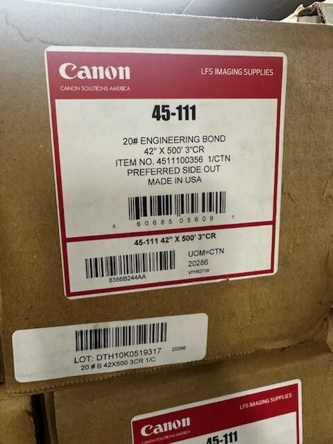 4511100356 42X500 20# BOND - Image 1 of 1