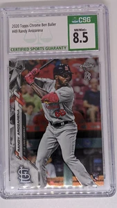 Randy Arozarena #49 2020 Topps cromo edición Ben Baller Cardinals radiocontrol novato - Imagen 1 de 2