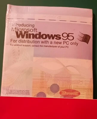 Microsoft Windows 95 Operating System - Full Version on CD with COA Software - Image 1 of 4