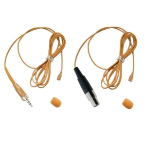 Micrófono de solapa con clip de corbata TL50 para Shure 4 pines Sennheiser 3,5 mm AKG Samson bronceado - Imagen 1 de 12