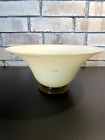 Venini 2003 Signed Italian Murano Art Glass Bowl 10" Diameter - Chipped