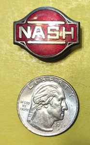 1928 Nash Interior Instrument Panel Emblem, 25 mm wide. NICE! - Picture 1 of 2