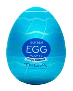 Masturbator für Männer Egg TENGA Wavy II realistisch Vagina Ei inkl. Gleitgel - Bild 1 von 4