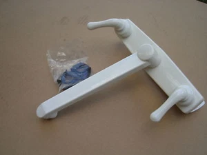 RV marine trailer kitchen SINK FAUCET white plastic - Bild 1 von 4