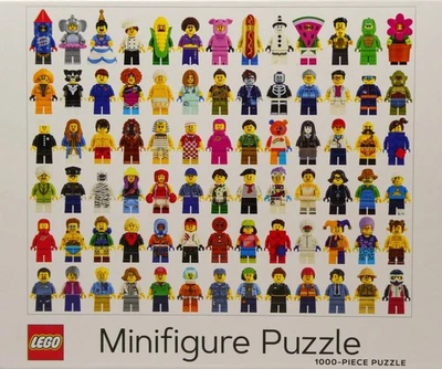 LEGO 1000 Piece Jigsaw Puzzle - Minifigure - Complete - Image 1 of 4