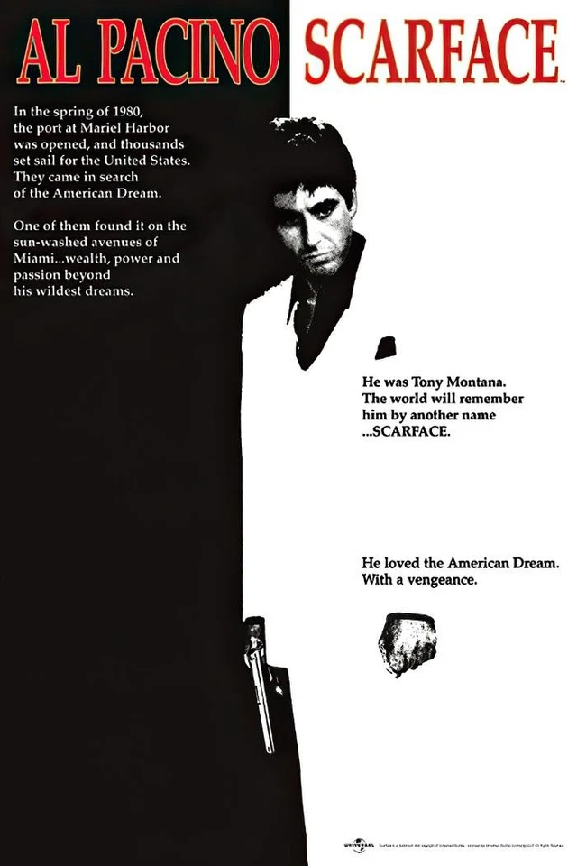 Maxi Poster - Scarface One Sheet (61 X 91.5cm)
