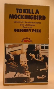 To Kill a Mockingbird VHS 1962, 1980s MCA Tan Gate Gregory Peck *Buy 2 Get 1* - Picture 1 of 3