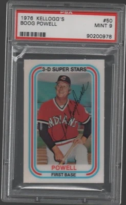 Kellogg's #50 Boog Powell 1976 ~ PSA 9 como nuevo Foto 1 de 2
