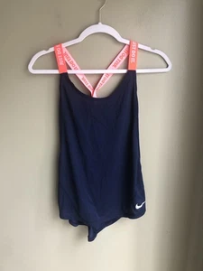Nike Dri-Fit Elastika Training Tank Top Navy Size: XS - Picture 1 of 11