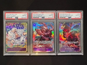 PSA10 One Piece Card Monkey D. Luffy & Trafalgar Law & Eustass Kid OP05 3er Set - Bild 1 von 8