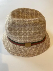 GUCCI Original GG Monogram Fedora Kids Small 52cm 20.5in New in Box w/tags $365 - Picture 1 of 9