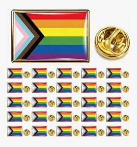36 Stück Gay Pride Flagge Emaille Pins Regenbogenflagge Anstecknadeln Verbündeter Anstecker Pin LGBTQ - Bild 1 von 3
