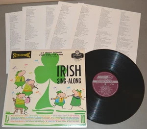 LP - Irish Sing-Along: 24 Irish Songs For You To Sing - with lyric sleeve - Imagen 1 de 2
