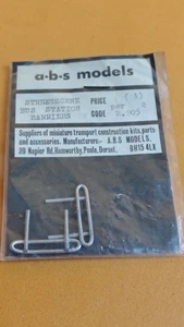 ABS Models OO Gauge R.905 Streetscene Bus Station Barriers x2 - Bagged - Picture 1 of 2