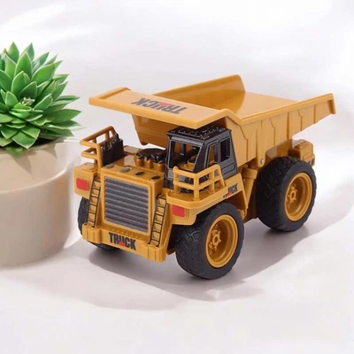RC ferngesteuerter Mini Kipper, Tieflader Baustellen-Fahrzeug, Bagger, Auto, LKW - Bild 1 von 4