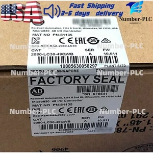 Controlador de E/S Allen-Bradley 2080-LC30-48QWB Micro830 48 EE. UU. Impuestos gratuitos - Imagen 1 de 4