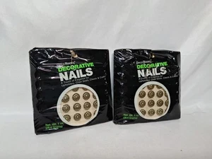 2 Paquetes De Colección Uñas Decorativas para Tapicería Decorativas, 48 Clavos en cada uno. Artesanías, - Imagen 1 de 4