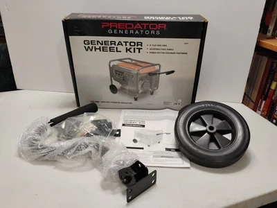 Generator Wheel Kit for 4000-9000 Watt Predator Generators 8" Flat Free Tires  - Image 1 of 4