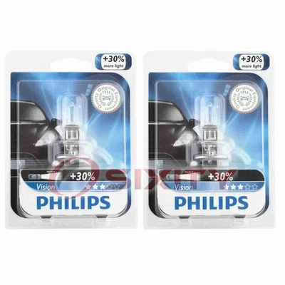2 pc Philips High Beam Headlight Bulbs for Mercedes-Benz A160 A190 C230 C280 mo - Image 1 of 4