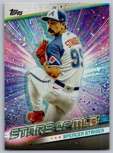 2024 Topps Stars of MLB Spencer Strider Atlanta Braves #SMLB-32 - Picture 1 of 2
