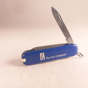 Victorinox Swiss Army Knife 58mm Pocket Knife Classic SD Blue THE GAS COMPANY - Picture 1 of 5