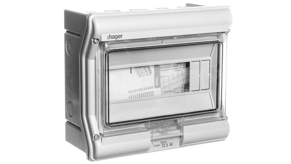 Rozdzielnica modułowa 1x10 natynkowa IP55 Vector VE110L - Image 1 of 1