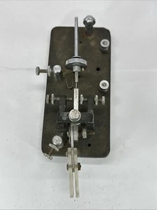Antique Morse Code Bug Telegraph Key E.F. Johnson Missing Placard Sold As Is - Picture 1 of 24