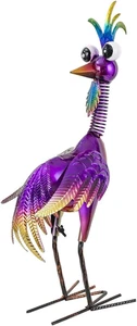 Metal Wacky Rooster Garden Statue, 19'' Rooster Decor Yard Statue Decorations - Bild 1 von 12