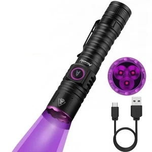 SV103 365nm UV Flashlight 10W Type C USB Rechargeable Black Light Money Detec... - Bild 1 von 8