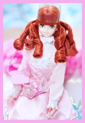 Takara Japón Jenny Friend SAYAKA Original Licca Castillo Muñeca Vertical Rollo Pelo Foto 1 de 4